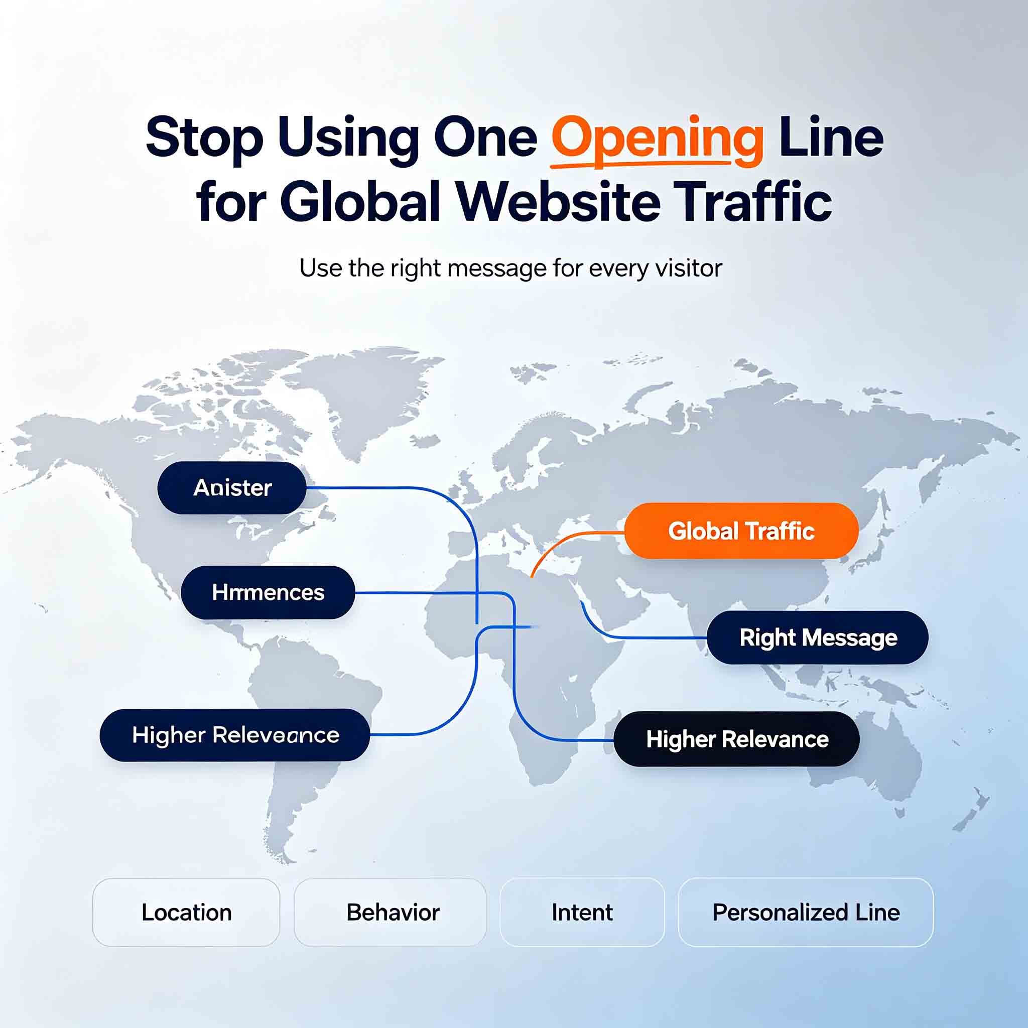 Hören Sie auf, für globalen Website-Traffic nur eine einzige Begrüßungszeile zu verwenden