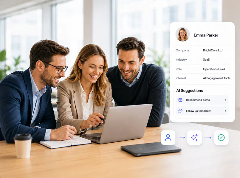 italkin automatically builds customer profiles.