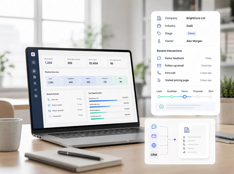 Unified customer management dashboard